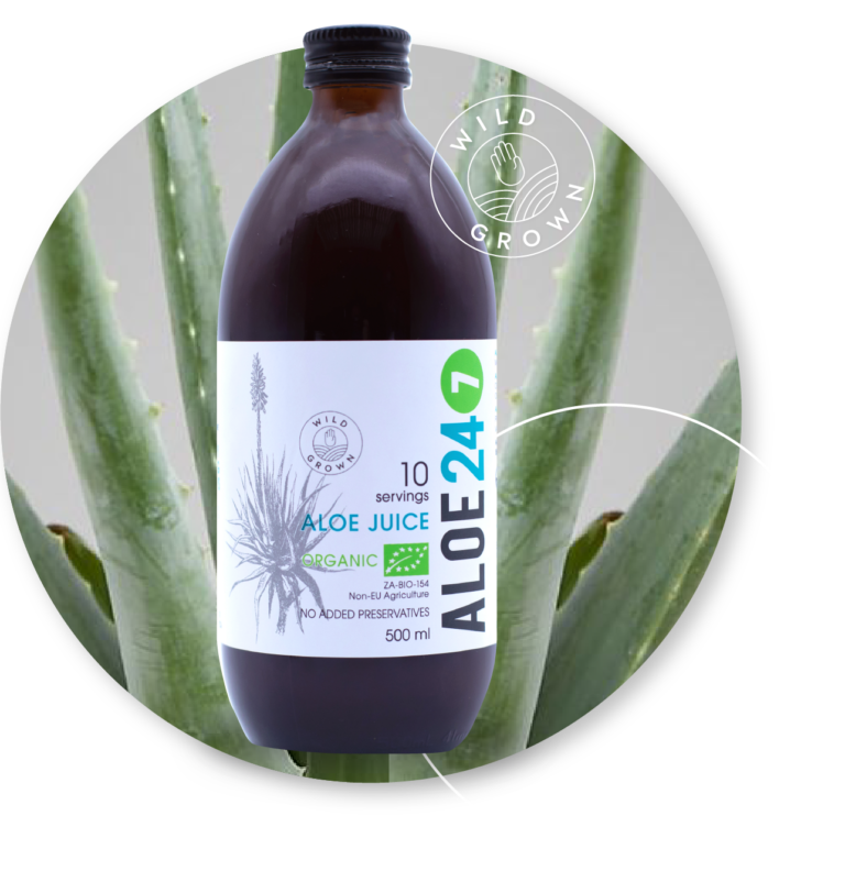 Organic Juice Aloe 24/7 Skincare Gel & Health Juices